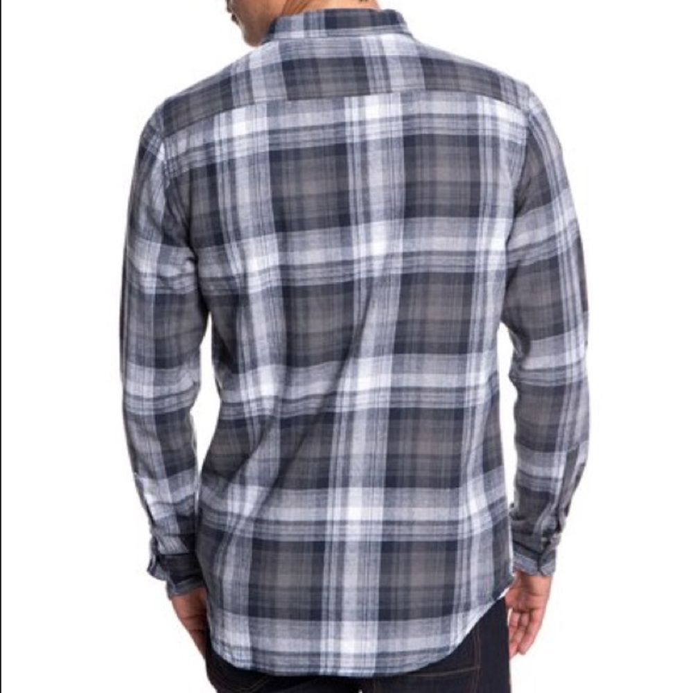 🆕Quiksilver BLUE NIGHT FATHERFLY CHECK (bst1) - Picture 2 of 4